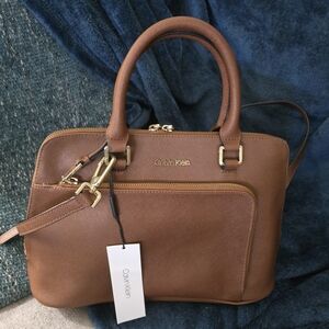 Calvin Klein Brown Satchel
